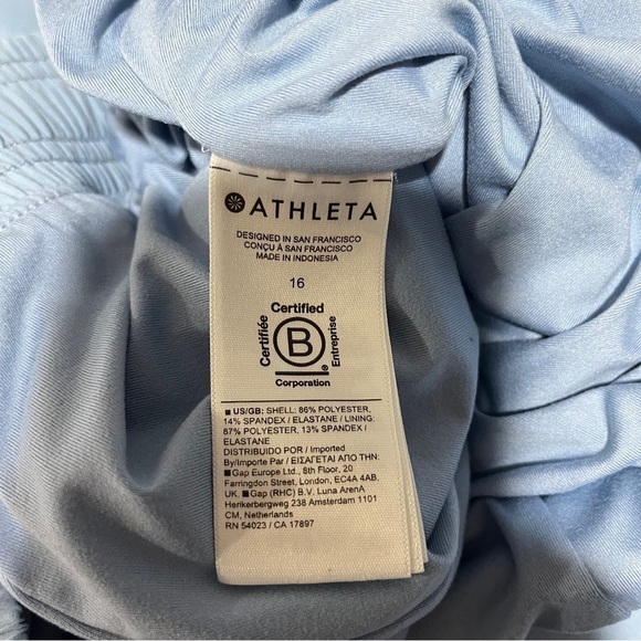 Athleta Brooklyn Lined Jogger Light Blue Size 16 Style 631612 Activewear - Picture 8 of 10